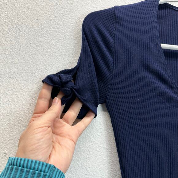 Reformation Sara Dress Blue Knit XS - Picture 6 of 13